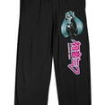 thumbnail image 2 of Hatsune Miku Logo and Character Men's Black Sleep Pants-XXL, 2 of 4
