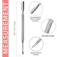 thumbnail image 2 of Juego de 4 piezas de acero inoxidable de doble cara Krisp Beauty Cuticle Pusher, 2 of 6