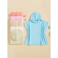thumbnail image 3 of BemeyourBBs Toddler Baby Girls Boys Swim Cover Up Swimwear Baby Pool Beach Towel Poncho Kids Swimsuit Coverup Infant Hooded Beach Towel Bathing Robe Short Sleeve Baby Swim Towel Beachwear Wrap, 3 of 9