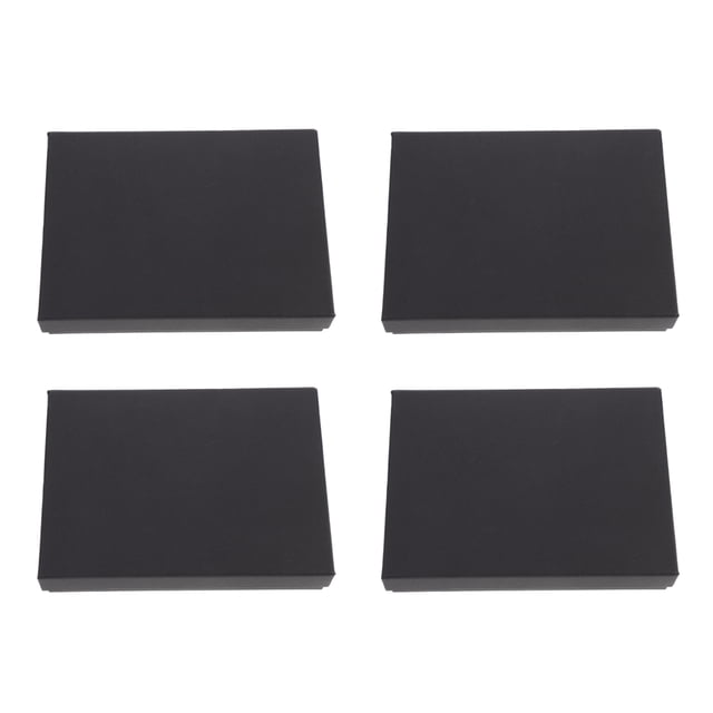 MasteelfCA 4pcs Rectangle Paper Boxes Crafts Cardboard Present Boxes Present Packaging Boxes