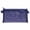 Navy, variant on Clear Multi-purpose Pouch Nylon Zipper Pen Storage Makeup Bag for Home Office Travel Supplies, 5x8in