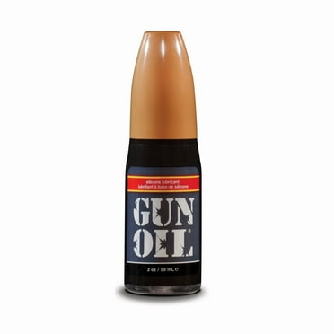 GUN OIL Silicone-Based Personal Lubricant, Unscented Silicone-Based Sex Lube, 2oz Bottle