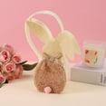 thumbnail image 2 of HuiXinOu Velvet Bowknot Rabbit Shaped Handbag, Cute Fluffy Crossbody Purse for Women and Girls, Fashion Accessory for Daily Use Spring Decor, 2 of 2