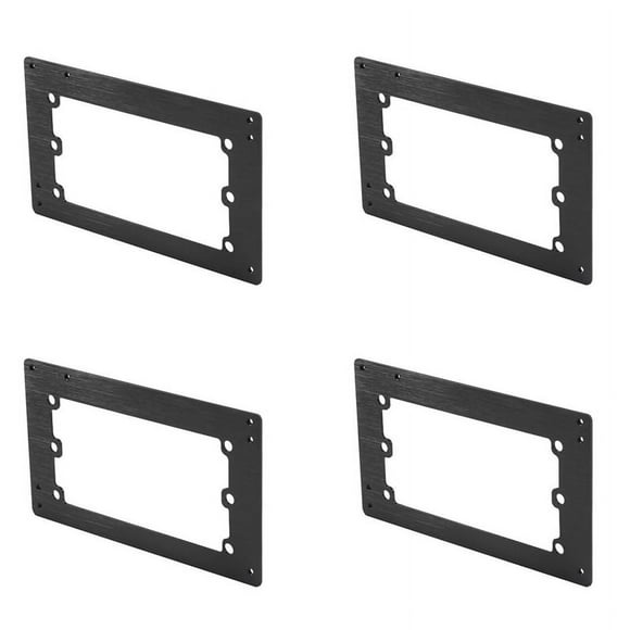 4X Power Supply Baffle SFX to ATX Power Supply Adapter SFX to ATX PSU Converter Conversion Frame with 16 Screws, Black