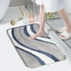 thumbnail image 5 of Alfombra Multifuncional de Poliéster Azul de 40 X 60 Cm | Antideslizante, Suave y Estampada, para Dormitorio, Sala de Estar, Balcón y Oficina | Acogedora Alfombra para Sofá o Mesa de Centro, 5 of 6