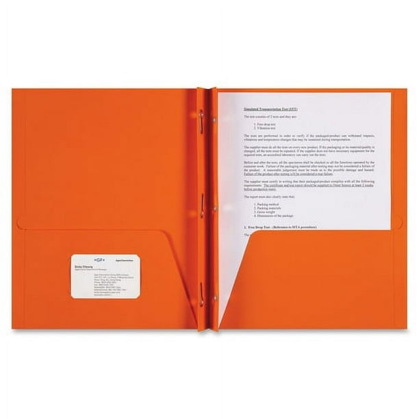 Sparco Letter Pocket Folder - 8 1/2 Sparco Letter Pocket Folder - 8 1/2