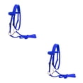 thumbnail image 3 of Greeniant Horse Bridle Rein Harness Headstalls Removable Webbing M Snaffle Blue Nylon Tipo 1 2Conjunto, 3 of 6