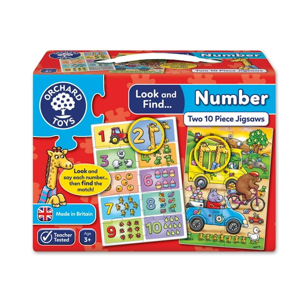 Orchard Toys Look & Find Two Number Activity Jigsaws