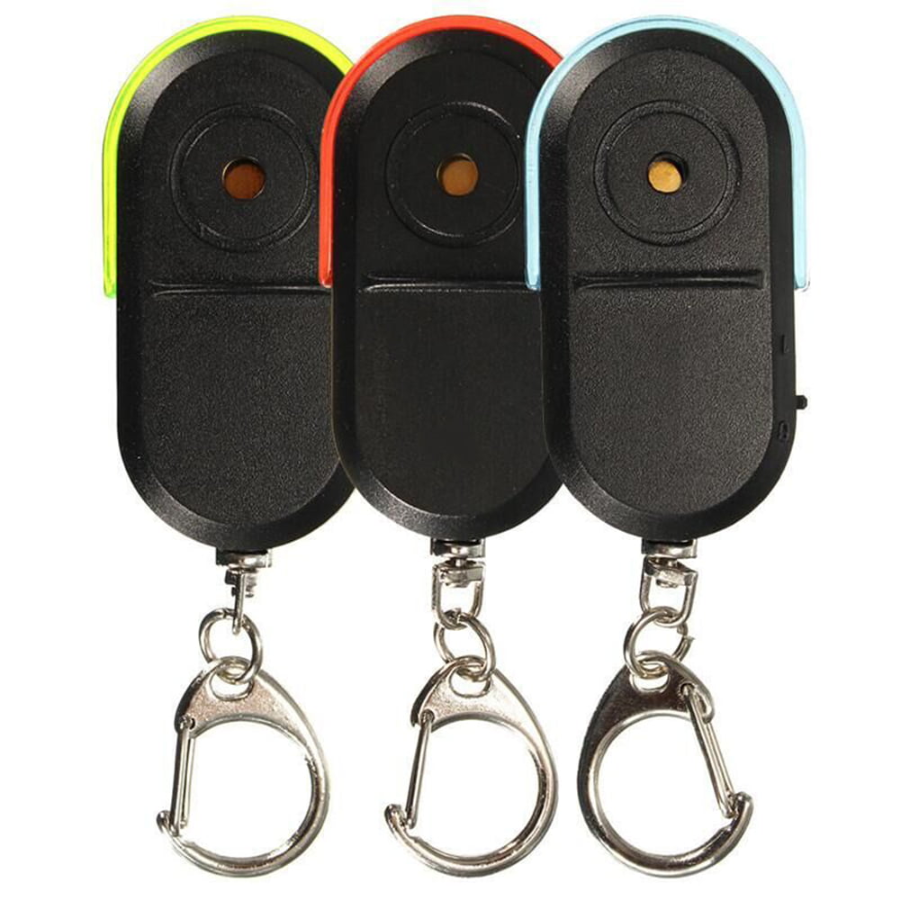 Details about   Wireless Anti-Lost Alarm Key Finder Locator Keychain Whistle Sound LED Light New