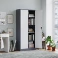 thumbnail image 2 of MIIIKO 71" Metal Storage Locker Metal Garage Locker Cabinets with Locking Door and 5 Adjustable Shelves, Steel Classic Storage Cabinet for Home, School, Office, Garage, 2 of 6
