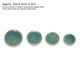 thumbnail image 2 of Uxcell 100g Azulejos de cerámica para mosaicos en masa, azulejos de cerámica verde con grietas de hielo redondos para kits de mosaico, 2 of 7