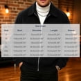 thumbnail image 3 of Rvwovn Men's Ribbed Trucker Jacket Full Zip Lapel Collar Corduroy Fall Outerwear for Daily Wear, 3 of 6