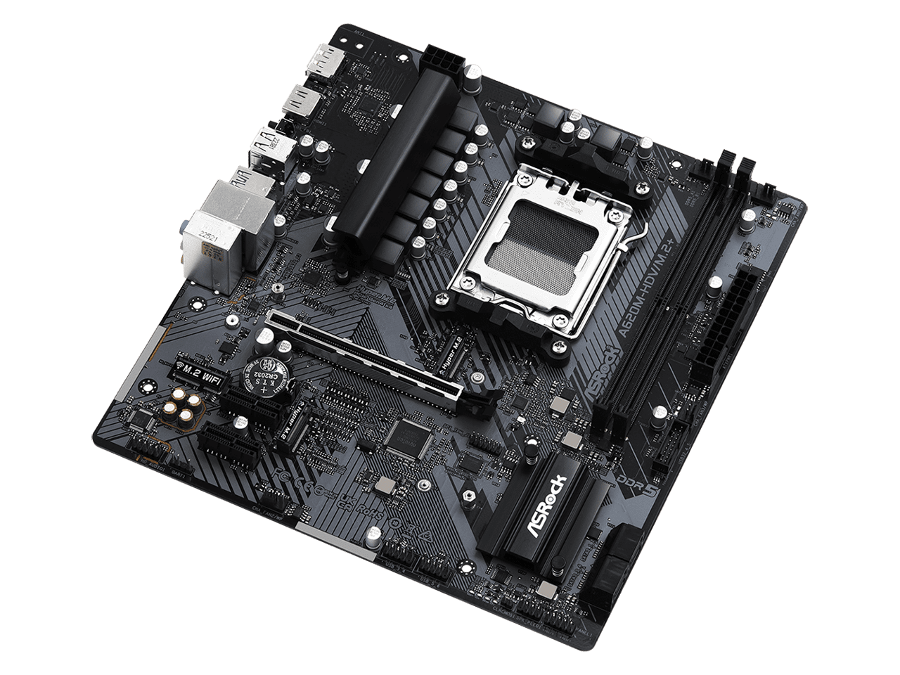 ASRock A620M-HDV/M.2+ AM5 Micro ATX Motherboard, HDMI, DisplayPort
