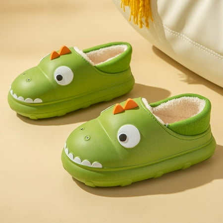 

Cathalem Womens House Shoes Slippers Fashion Autumn And Winter Women Slippers Flat Bottom Non Ballerina House Slippers for Women Green 6