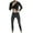 Black-01, variant on LIBRCLO Thermal Underwear for Men Fleece Base Layer Long Johns Underwear Long Sleeve High Elasticity Crew Neck Warm Top and Bottom Sets Winter