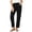 Black, variant on Linen Pants Women with Side Pockets Casual Elastic High Waisted Pleated Pant Solid Color Wide Leg Beach Vacation Trousers Dark Gray XXL