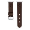 thumbnail image 5 of Bearcats Premium Leather Unisex Watch Band for Apple Watch - 42/44/45/49mm(46mm Series 10) Long Brown by Affinity Bands, 5 of 5