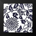 thumbnail image 2 of Sophie 6 20x20 Black Modern Framed Museum Art Print Titled - Asia Blue III, 2 of 5