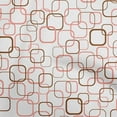 thumbnail image 1 of oneOone Rayon Brown Fabric Geometric Quilting Supplies Print Sewing Fabric By The Yard 56 Inch Wide, 1 of 4