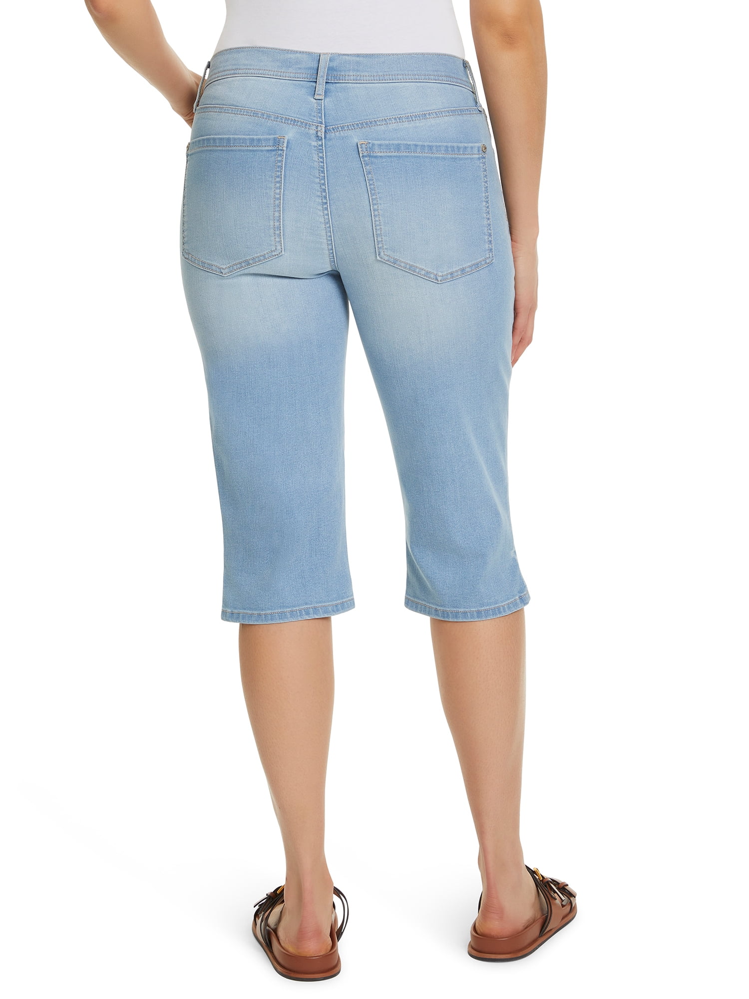 Gloria Vanderbilt Swan Series Women's Skimmer Capri, Sizes 2-18