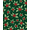 Red, Pattern 2, variant on ODIKA 8'x10' Machine Washable Non-Slip Area Rug, Festive Evergreen Branches Adorned With Sparkling Ornament Decoration High Traffic Rug, Green, 605632