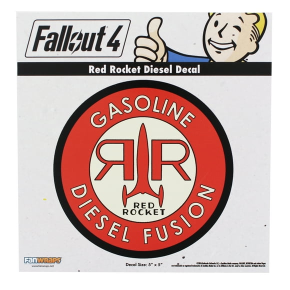 Autocollant Diesel pour Fusée Rouge Fallout 4