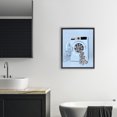 thumbnail image 3 of Stupell Industries Eclectic Disco Laundry Machine over Blue Black Floating Frame Canvas Art, 17 x 21, by LISH Creative, 3 of 8