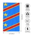 thumbnail image 2 of Congo Flag Hand Towel Ultra Soft Bath Towels Kitchen Dish Guest Towel For Spa Gym Home Decor 15.7"X27.5", 2 of 7