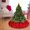 L, variant on Dongrere Plush Tree Skirts for Christmas Tree Decor, Christmas Tree Carpet for New Year Decoration, 15.75*14.17In