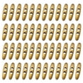 thumbnail image 1 of 50 Piezas de Botones de Madera, Botones de Madera en Forma de Aceituna de 50 mm/2 Pulgadas con Doble Agujero para Costura DIY de Abrigo, Café Claro, 1 of 7