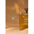 thumbnail image 3 of Green Jade Butterfly Ear Cuffs, 925 Silver, 3 of 6