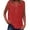 Red1, variant on Tanghaowl Womens Tops Casual, Women Casual Sleeveless Button Up Blouse Summer Solid Color Tunic Shirt Pairing Jeans Versatile Wear White XXXL
