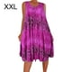 thumbnail image 1 of Vestido Estampado Chaleco Camiseta Vestido corto Sin mangas Mujer Ropa de verano, Morado, XXL Vogacara AP002136-21, 1 of 5