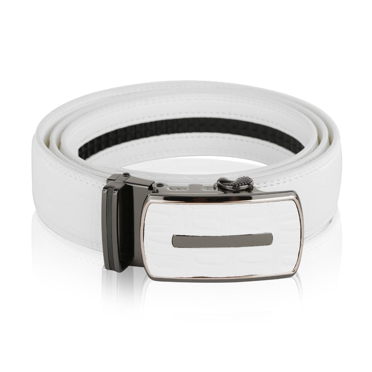 Gideon Men’s Belt Leather Ratchet Dress Belt with Automatic by Mia K Farrow Gideon Men’s Belt Leather Ratchet Dress Belt with Automatic by Mia K Farrow