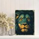 thumbnail image 2 of Qisvanset 12x16 Inch With Frame 2D Flat Wall Art Proverbs Lime Lion Aesthetic Quote Dorm Room Wall Decor, 2 of 8