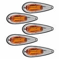 thumbnail image 3 of Luces de posición de techo de cabina ámbar, 12V, 24V, 5 uds., resistentes al agua, superbrillantes, lámparas de circulación superiores para camionetas RV de 12V, 3 of 5