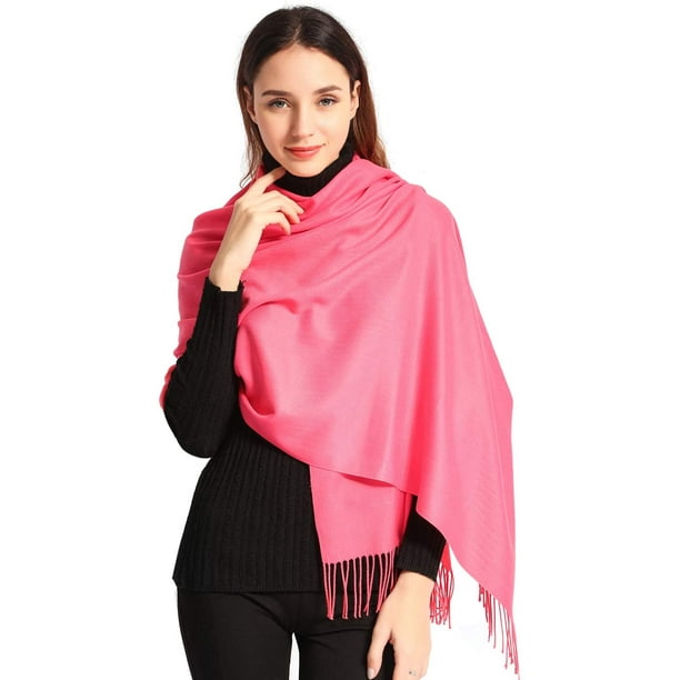 Women Soft Pashmina Scarf Large Cashmere Scarves Winter Shawl