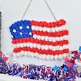thumbnail image 1 of Herramientas y mejoras para el hogar Guirnalda de simulación del Día de la Independencia de los Estados Unidos Decoración colgante para puerta Una picadora, 1 of 6