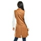thumbnail image 3 of Chaleco largo tipo gamuza Roman Fashion /Juvenil, 2715 (Café) cafe G, 3 of 5