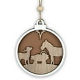 thumbnail image 1 of Xihbxyly Colgante para Árbol de Navidad, Decoración de Madera con Escena de Reno, Tallado Ecológico, Adornos Vintage para Árbol de Navidad, Decoración Navideña, Ideal para Árboles, Coronas, Oficinas, 1 of 2