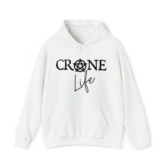 Gildan 18500 Crone Life Hoodie, Witch Maiden Mother Crone Hoodie