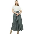 thumbnail image 6 of Phagun Women's Gray Casual Trousers Fisherman Harem Pants Indian Clothing-S, 6 of 6
