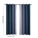 thumbnail image 3 of Juego de 2 cortinas opacas de 160 x 132 cm, elegantes paneles con aislamiento térmico y protección solar en degradado para ventanas de dormitorio, sala de estar y balcón., 3 of 6