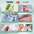 thumbnail image 4 of Mascarilla exfoliante para pies VGO, paquete de 3 unidades, exfoliante natural, pepino, 4 of 6
