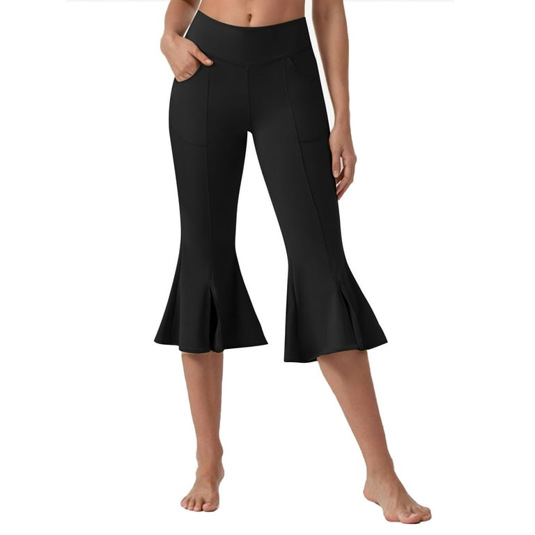 QATAINLAV Women's Yoga Capri Pants Stretch Causal Athletic Capris