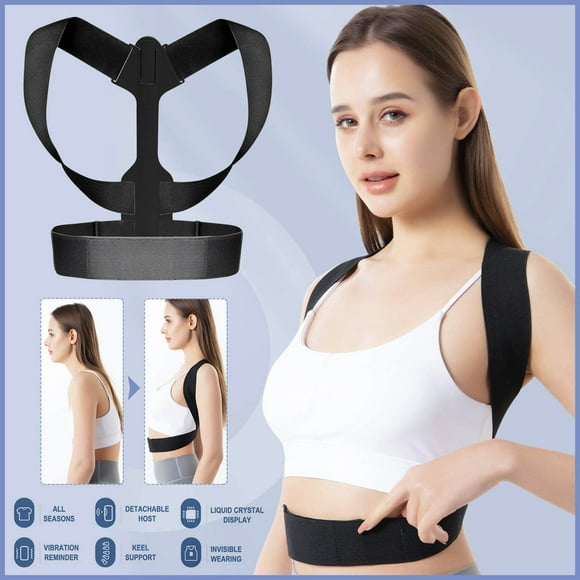 Iumwxz Intelligent Posture Correction Back Support Back Straightener Shoulder Strap Posture Trainer