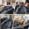 thumbnail image 6 of 8x10 Washable Area Rug, Abstract Art Non-Slip Extra Large Rectangle Rug for Living Room Bedroom, Dark Gray Marble Texture Modern Simple Indoor Floor Mat for Home Decor, 6 of 9