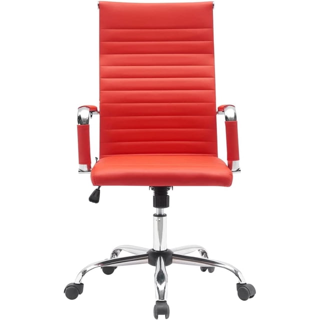 Silla de escritorio Eke Life Home YX-9005 ergonómica con tapizado de cuero sintético y mesh y tela EKE Life Home 9005