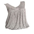 thumbnail image 1 of Women Summer Floral Tank Tops Vest Blouse Boho V Neck Tops Plus Size White L, 1 of 7
