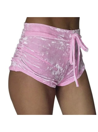 Velvet Shorts Pink